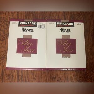 Kirkland Signature by Hanes Ultra Silky Sheer Control Top Size AB Little Color